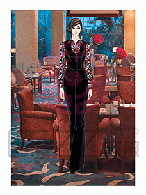 酒店西餐服務(wù)生制服508