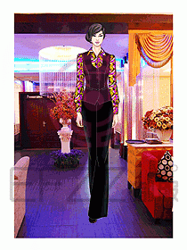 酒店西餐服務(wù)生制服513