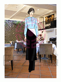 酒店西餐服務生制服519