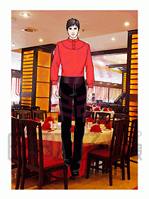 酒店西餐服務(wù)生制服524