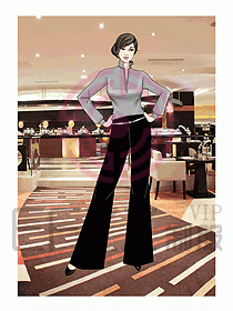 酒店西餐服務(wù)生制服549