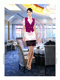 酒店西餐服務生制服560