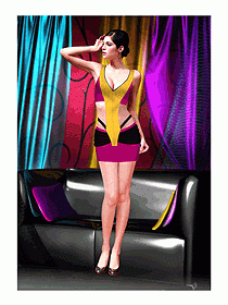 夜總會公主服393