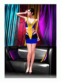 夜總會公主服394