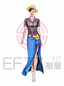 水療會(huì)所咨客制服178