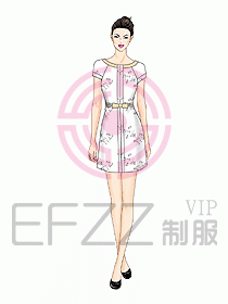 會(huì)所總臺(tái)接待制服134