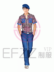 會(huì)所總臺(tái)接待制服144