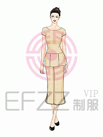 水療會所服務(wù)員制服223