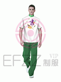 水療會(huì)所服務(wù)員制服244