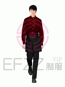 水療會所服務(wù)員制服250
