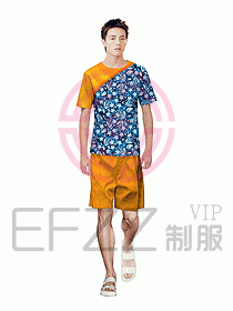 按摩技師服設(shè)計圖694