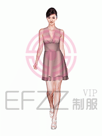 按摩技師服設(shè)計(jì)圖702