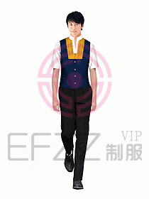 水療會所服務(wù)員制服256