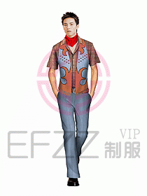 水療會(huì)所服務(wù)員制服265