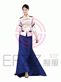 水療會(huì)所咨客制服204