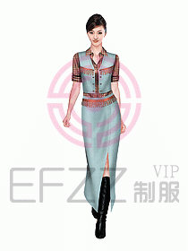 桑拿水療會(huì)所咨客制服256