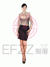 珠寶化妝品營業(yè)員制服823