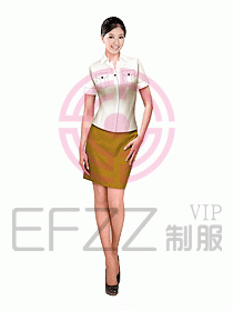 女職業(yè)裝短袖襯衫設(shè)計圖164