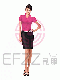 女職業(yè)裝短袖襯衫設(shè)計(jì)圖169