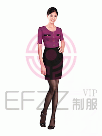 女職業(yè)裝短袖襯衫設(shè)計(jì)圖172