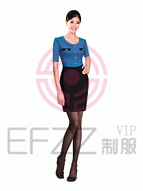 女職業(yè)裝短袖襯衫設(shè)計圖179