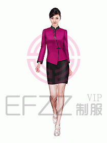 酒店中餐服務(wù)員制服設(shè)計(jì)圖965