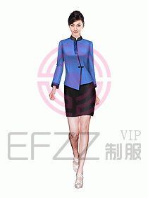 酒店中餐服務(wù)員制服設(shè)計圖982