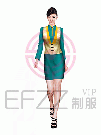 酒店中餐服務(wù)員制服設(shè)計(jì)圖990