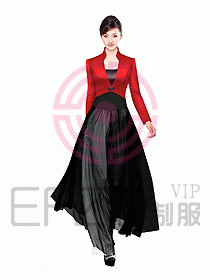 酒店西餐咨客制服設(shè)計圖258