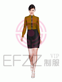 西餐服務(wù)員制服設(shè)計(jì)圖605