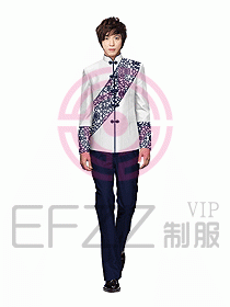 中餐服務員制服設計圖1001