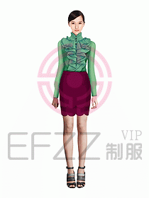 珠寶營業(yè)員制服設(shè)計(jì)圖922