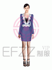 珠寶營業(yè)員制服設(shè)計(jì)圖934