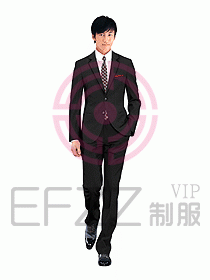 酒店部門經理西服設計圖232