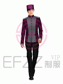 酒店門(mén)童制服設(shè)計(jì)圖606