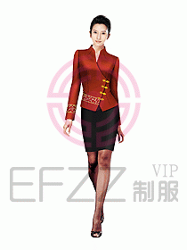 中餐服務員制服設(shè)計圖1020