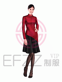 中餐服務(wù)員制服設(shè)計圖1027