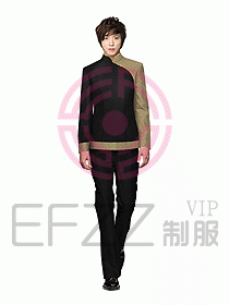 中餐服務員制服設計圖1022