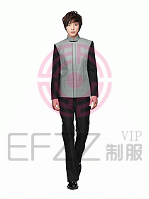 中餐服務員制服設計圖1028