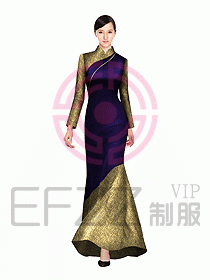 中餐迎賓制服設(shè)計圖513