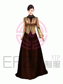 西餐咨客制服設(shè)計圖273