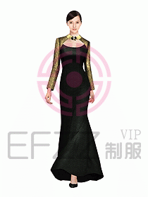 西餐咨客制服設(shè)計(jì)圖276