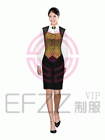 西餐服務(wù)員制服設(shè)計(jì)圖668