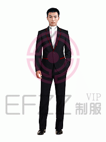 酒店經(jīng)理職業(yè)裝西服244