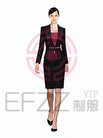 酒店經(jīng)理職業(yè)裝西服291