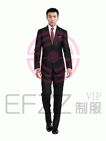 酒店經(jīng)理職業(yè)裝西服292