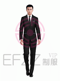 酒店經(jīng)理職業(yè)裝西服296