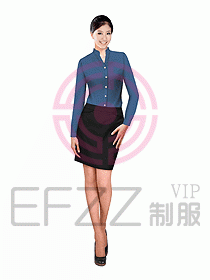 女職業(yè)裝長袖襯衫設(shè)計圖099