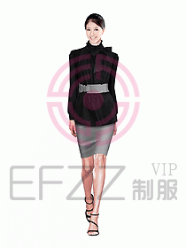 女職業(yè)裝長(zhǎng)袖襯衫設(shè)計(jì)圖134