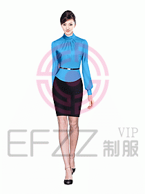 女職業(yè)裝長(zhǎng)袖襯衫設(shè)計(jì)圖143